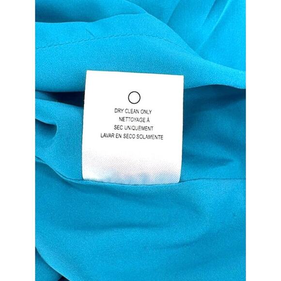 SACHIN + BABI “Clarissa” One-Shoulder Gown in Aqua – Size 0 NWT - Picture 7 of 9